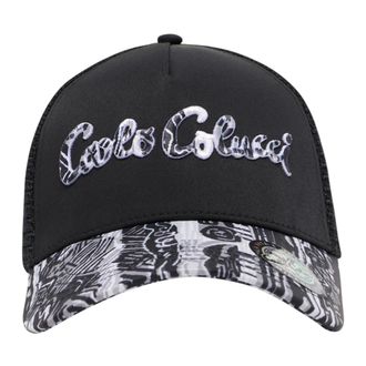 Carlo Colucci Trucker Cap - Knit Pixel - unisex - Petten - Zwart - ONE Size - Leer - Accessoires