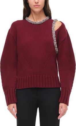 SIMKHAI Simkhai Monroe Wool & Cashmere-Blend Pullover