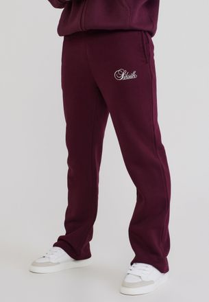 Siksilk Mens Burgundy Essentials Track Pants XXL