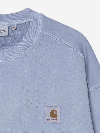 Carhartt Work in Progress Mens Cotton Sweatshirt Light Blue Sweatshirts Sweater