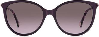 Carolina Herrera HER 0189/G/S Asian Fit T1W/QR Womens Sunglasses Purple Size 57