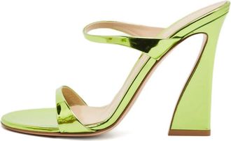 Gianvito Rossi Sandali Aura in pelle - Verde