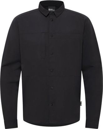 Jack Wolfskin Sierra Canyon L/S Hemd f&uuml;r Herren | schwarz