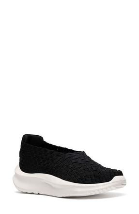 Clarks Solevana Weave Slip-On Sneaker in Black at Nordstrom Rack, Size 5.5