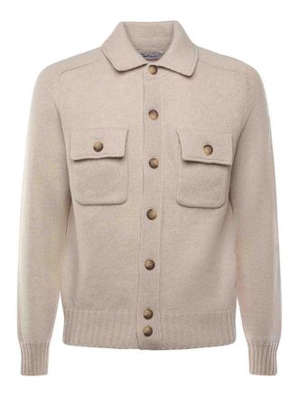 Giuliano Galiano Virgin Wool Overshirt