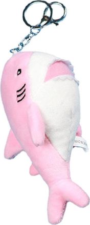 Generic Shark Keychain - Cute Animal Toy - Soft Plush Life Animal Grey Shark Charm Keyring, Cute Plush Decorative Accessory for Kids Bag