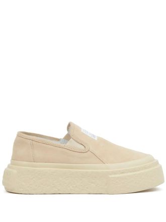 Maison Margiela leather sneakers - Neutrals