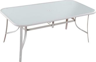 Habitat et Jardin Habitat Et Jardin - Tavolo da giardino Cordoba - Phoenix - 8 posti - Bianco