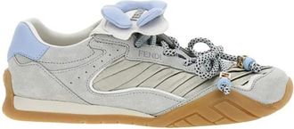 Fendi Wave Pulse Sneakers - Dames - Sneakers - Grijs - 41 EU - Leer - Schoenen