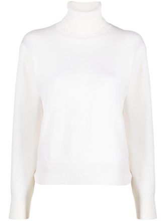Allude Maglione a collo alto - Bianco