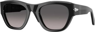 Persol Stijlvolle zonnebril met kleurrijke lenzen - unisex - Zonnebrillen - Zwart - 53 MM - Accessoires