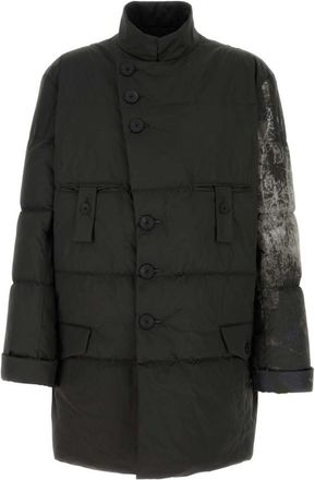 Yohji Yamamoto Black Mock Collar Jacket