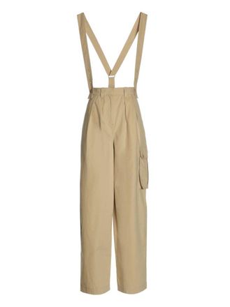 Kenzo Beige Relaxed Cargos Pants