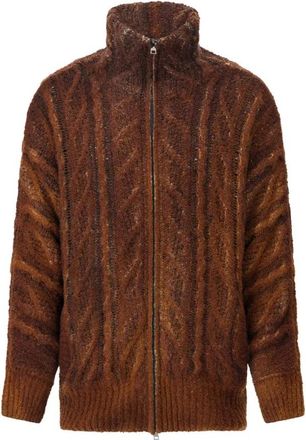 Avant Toi Truien & Vesten, Heren, Bruin, L, Wol, Cardigans