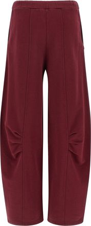 Rotate Organic Cotton Terry Joggers - burgundy