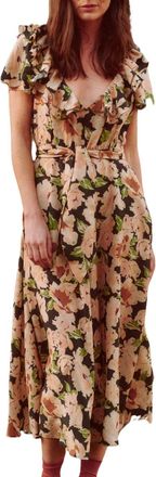 The Great. The Parish Dress In Victorian Rose Print