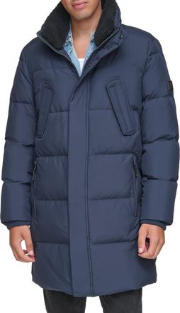 Andrew Marc Valcour Water-Resistant Puffer Coat in Ink at Nordstrom Rack, Size Xx-Large