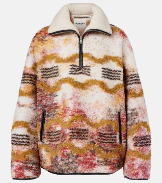 Isabel Marant Marner fleece half-zip sweater