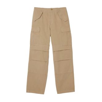 Lacoste Dames Rechthoekige Cargo Broek (Beige)