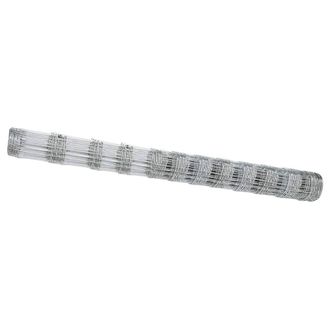 Berkfield Home Field Fence 1.4x50 m Galvanised Steel in Silver
