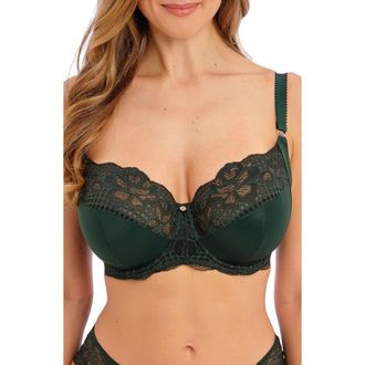 Fantasie Reflect Underwire Side Support Bra in Deep Emerald at Nordstrom, Size 36G