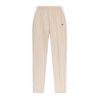 Lacoste Sweatpants, male, Beige, Size: M/L Paris Monogram Sweatpants