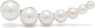 Sophie Bille Brahe 14K Recycled Yellow Gold Croissant Japonais Pearl Earring - Womens - Pearl/14kt Recycled Yellow Gold