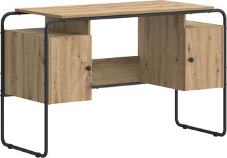 vidaXL Escritorio Con Almacenamiento Roble Artisan Vidaxl
