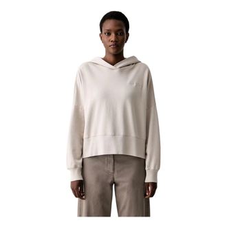 Marc O'Polo Relaxed-fit hoodie - Dames - Sweatshirts & Hoodies - Beige - Maat: XS Katoen