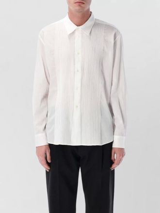 Our Legacy promise cotton shirt pintuck pleated design