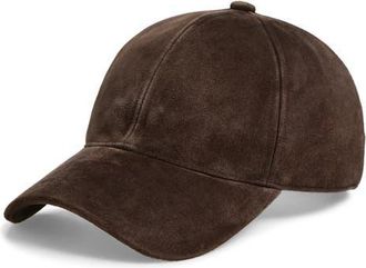 Rag & Bone Harlow Suede Baseball Cap in Desps at Nordstrom