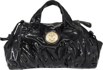 Gucci Pre-owned Handbags, female, Black, Size: ONE SIZE Pre-owned Fabric Handbag