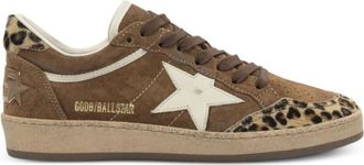 Golden Goose Brown Ball Star Sneakers
