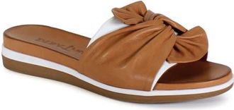 Diba PROD IGEE Leather Flat Sandal in Coconut/white at Nordstrom, Size 41