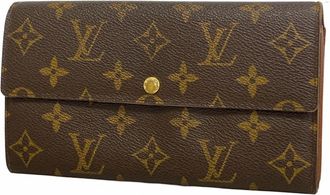 Louis Vuitton Brown Long Wallet (Bi-Fold) (Pre-Owned)