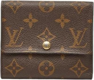 Louis Vuitton Pre-owned Wallets, female, Brown, Size: ONE SIZE Pre-owned Plastic Wallet