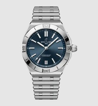 Breitling Chronomat Automatic Blue Dial Mens Watch AB3114101C1A1