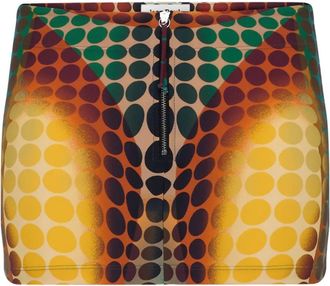 Jean Paul Gaultier Minigonna a pois - Giallo