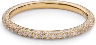 WHITEbIRD 18kt recycled yellow gold Giulia diamond ring - women - Diamond/18kt Recycled Yellow Gold - 51