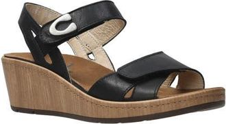Wolky Sanibel Platform Wedge Sandal in Black at Nordstrom, Size 11Us