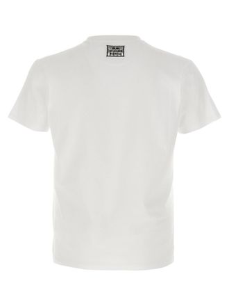 Fendi Logo-Patched Cotton T-Shirt - White