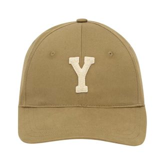 Saint Laurent Y Varsity Cap - male - Saint Laurent - Hats & Caps - Beige - 59 CM - Accessories