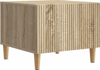 vidaXL Mesa De Caf&eacute; Roble Sonoma 49 X 50 X 40 Cm Madera De Ingenier&iacute;a Vidaxl