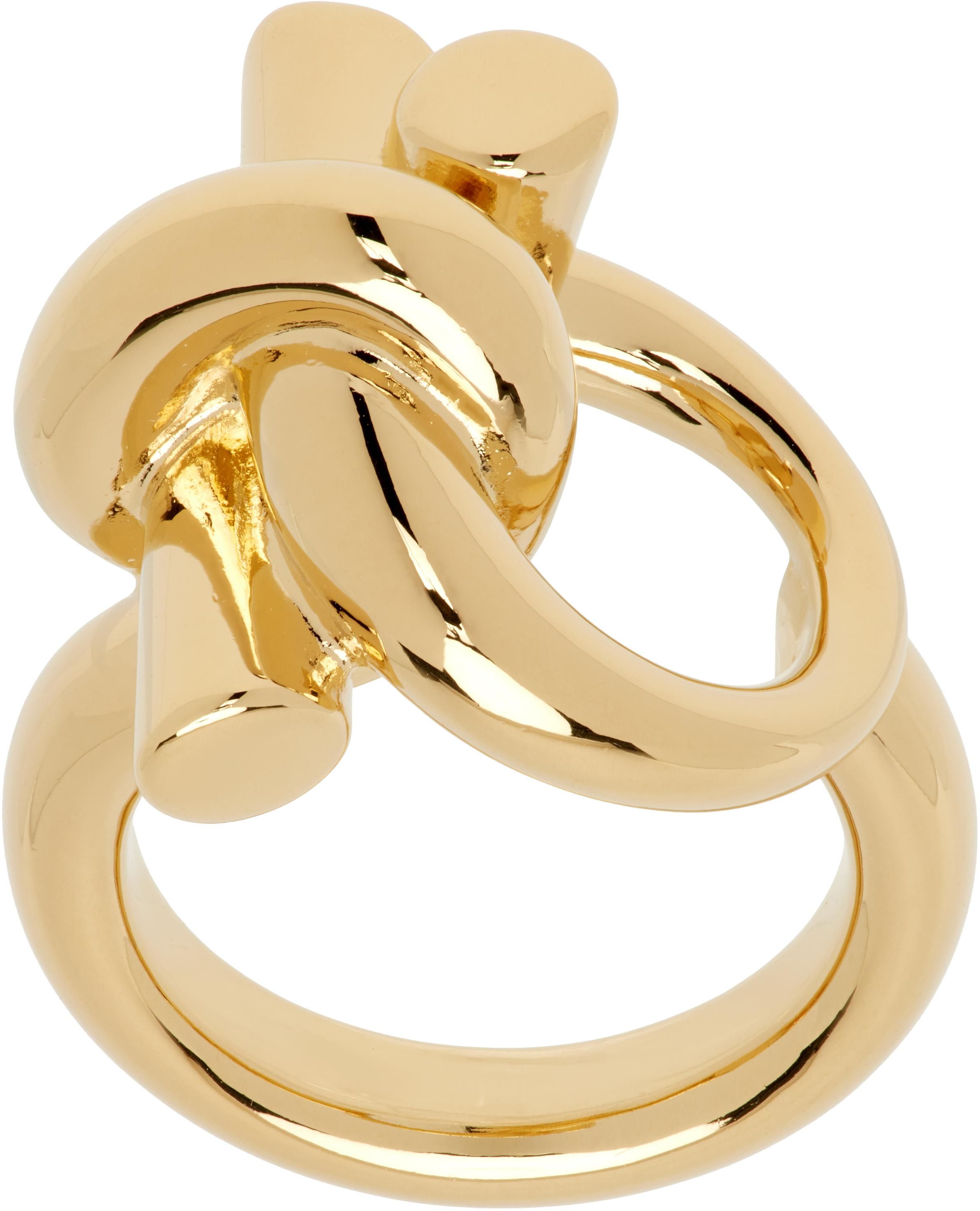 特価品セ Diamond2Deal from Ring Twist Single Polished Gold Yellow 14k アクセサリー