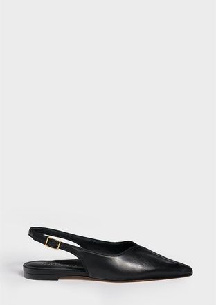 Marion Parke Cynthia Flat | Nappa in Black at Nordstrom, Size 38.5