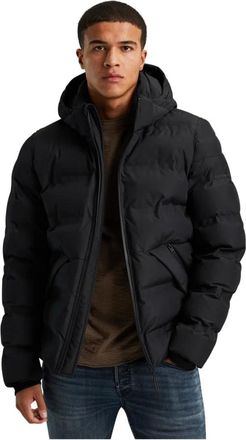 Cast Iron Jassen, Heren, Zwart, 2Xl, Zwarte Winterjas