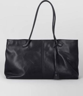 Low Classic haricot large square tote lamb leather