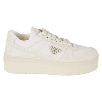 Prada Dames, Schoenen, Wit, Maat: 40 EU Leer