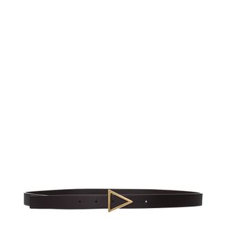 Bottega Veneta Damens G&uuml;rtel Braun/Schokoladenleder