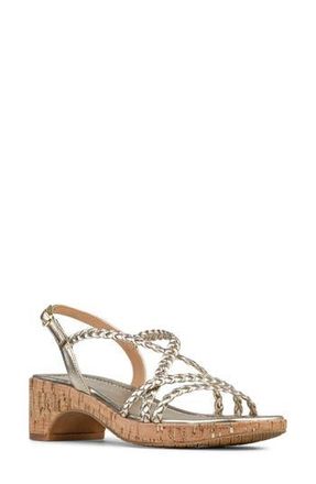 Donald J Pliner Rosalie Slingback Sandal in Platinum at Nordstrom Rack, Size 10